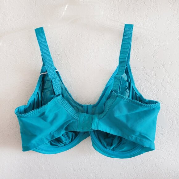 NWT New Elomi Cate Bra Blue / Turquoise Size 40I Underwired - Picture 3 of 11